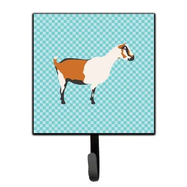 Alpine Goat Blue Check Leash or Key Holder