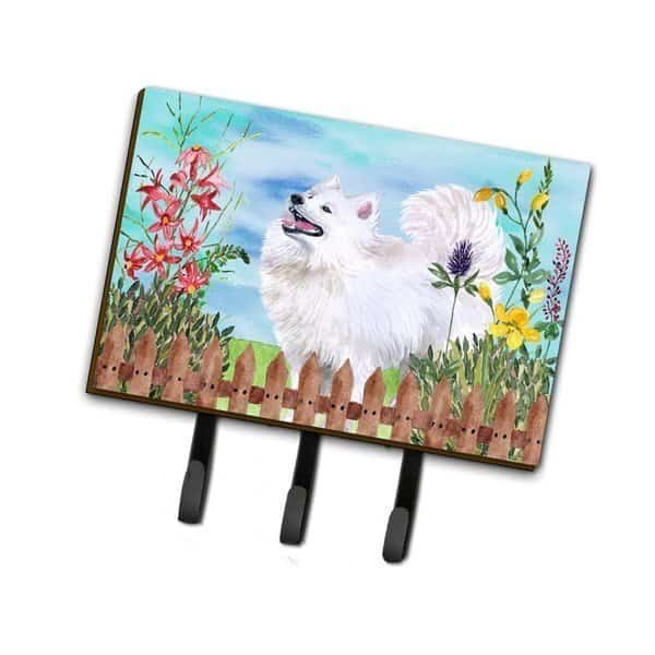 Samoyed Spring Leash or Key Holder