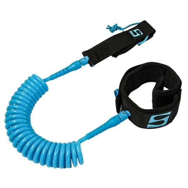 Sup Leash Coiled Calf, Seafoam - 10 ft.