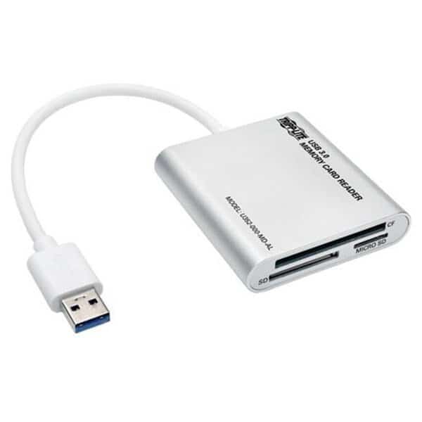 USB 3.0 Super Speed Multi-Drive Memory Card Reader & Writer; Aluminum