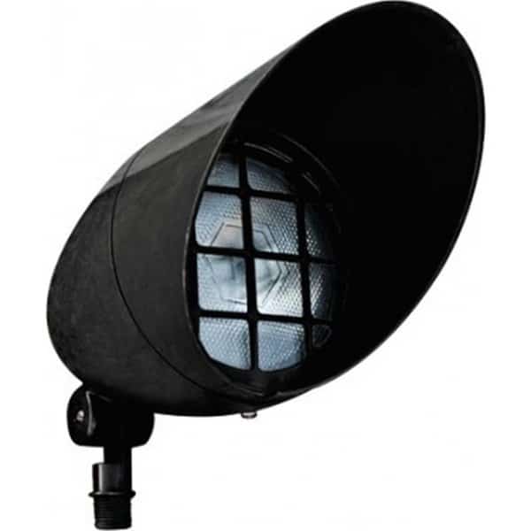 120V PAR38 Fiberglass Hooded Spot Light, Black
