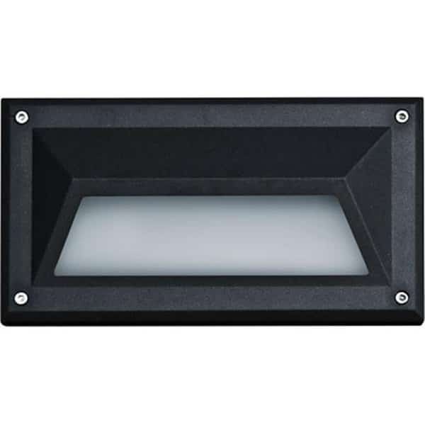 Dabmar Lighting FG2010-W 40W 120V Fiberglass Recessed Brick Step Wall Light; White - 4.88 x 8.88 x 3.90 in.