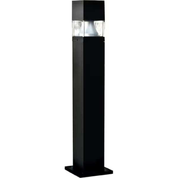 60W 120V Fiberglass Bollard, Black - 42.44 x 9 x 9 in.