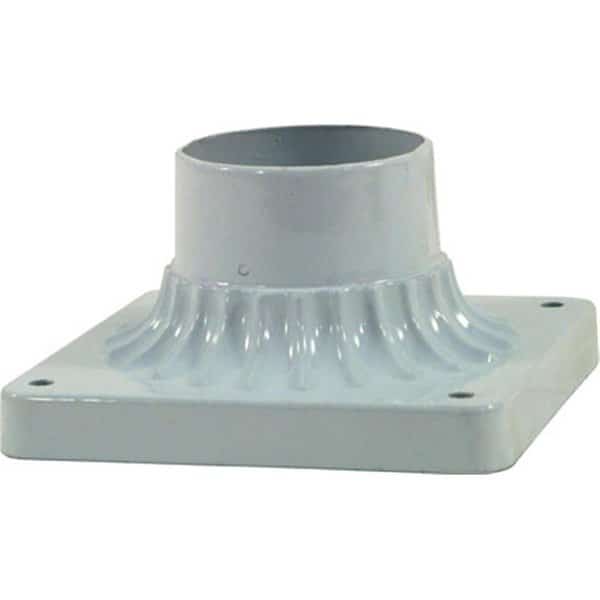 3 in. Pier Mount Base, White