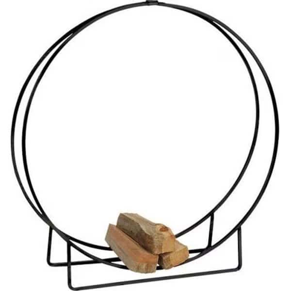 Dagan LH48 Solid Square Steel Log Hoop; Black