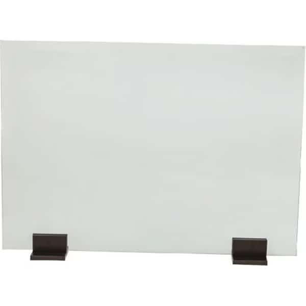 Dagan AH-GS-B Pair of Glass Screen Bases; Bronze