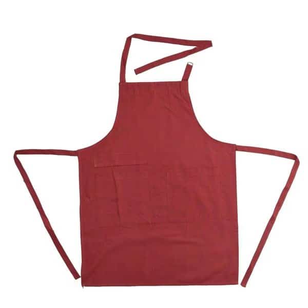 Solid Adult Apron Red
