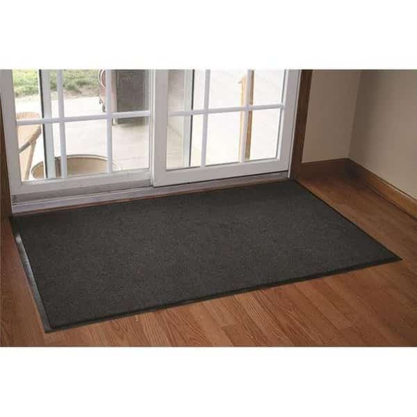 Durable 654S48BN Wipe-N-Walk Entrance Mat; 4 x 8 in. - Brown
