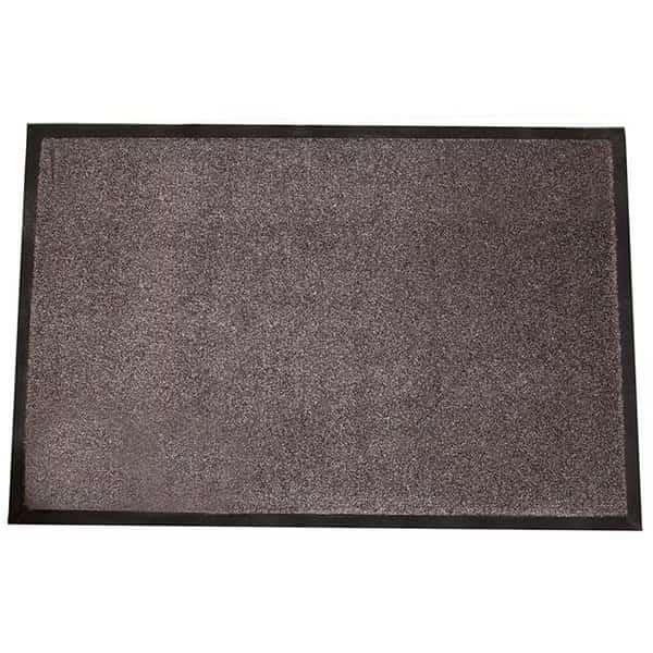 Durable 654S46BN Wipe-N-Walk Entrance Mat; 4 x 6 in. - Brown