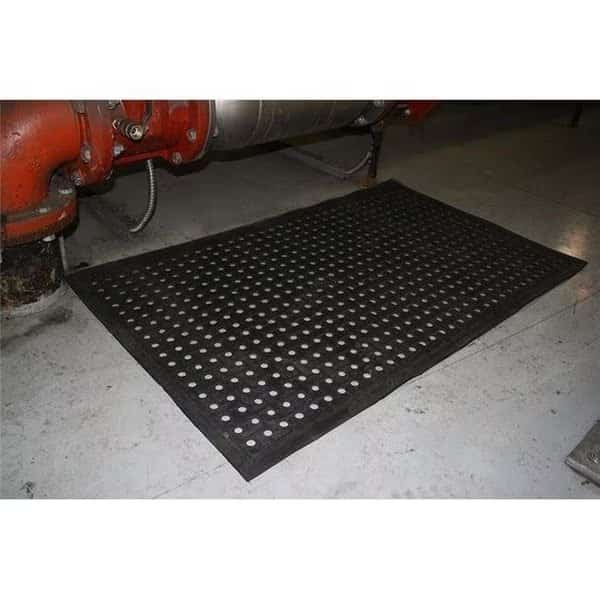 Durable 434S35BK 36 x 60 in. WorkFlow Plus Anti-Fatigue Mat; Black