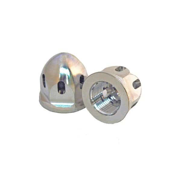 Axle End Nut Aluminum Bullet 087 in