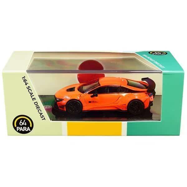 BMW i8 Liberty Walk Orange .16 4 Diecast Model Car