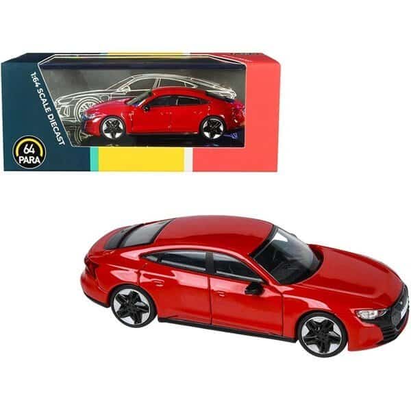 3 in. 1-64 Scale Audi RS e-tron GT Tango Diecast Model Car, Red