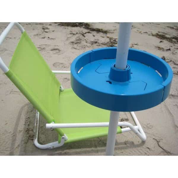 Detachable Umbrella Pole Shelf - Blue