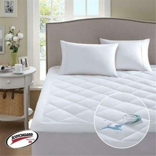 Serenity Waterproof Mattress Pad, White - Twin