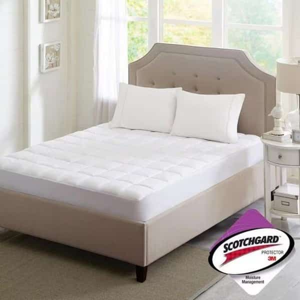 Sleep Philosophy BASI16-0240 Classics Highline 3M Microfiber Mattress Pad - King, Sleep Philosophy, Mfr#: BASI16-0240