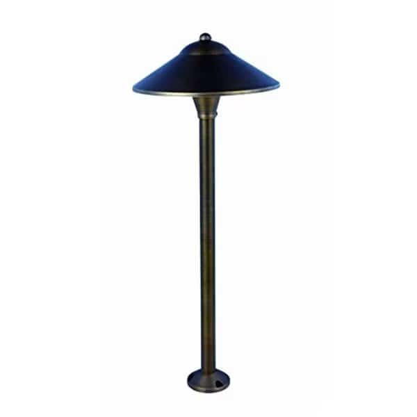 24 x 9 in LandscapeSpotlights Path Antique Brass