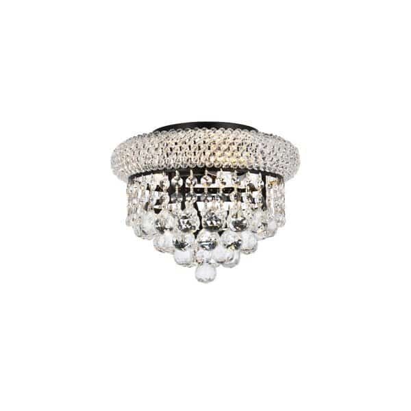 V1800F10BK-RC 10 in. Primo Flush Mount, Black