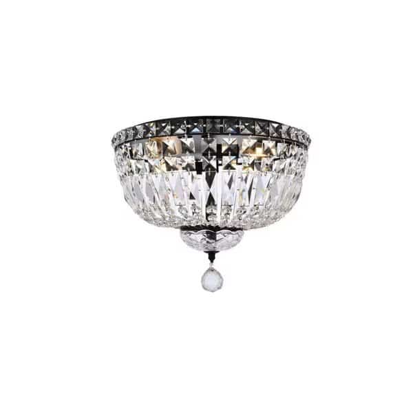 V2528F14BK-RC 14 in. Tranquil Flush Mount, Black