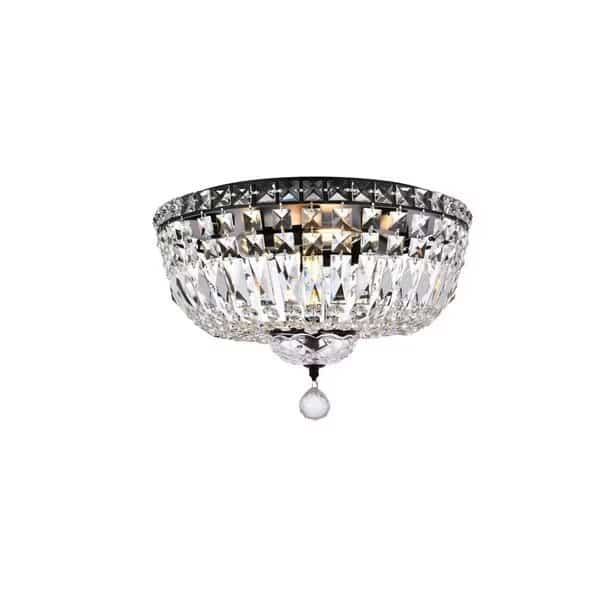 V2528F16BK-RC 16 in. Tranquil Flush Mount, Black