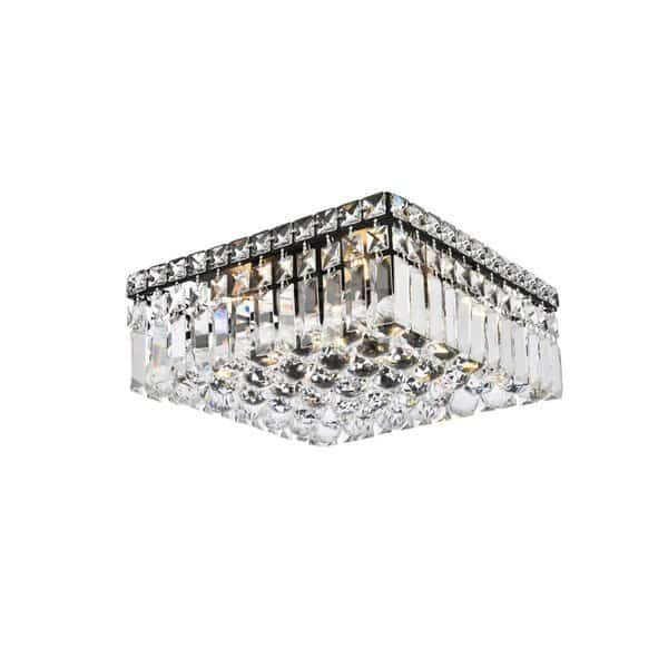 V2032F12BK-RC 12 in. Maxime Flush Mount, Black