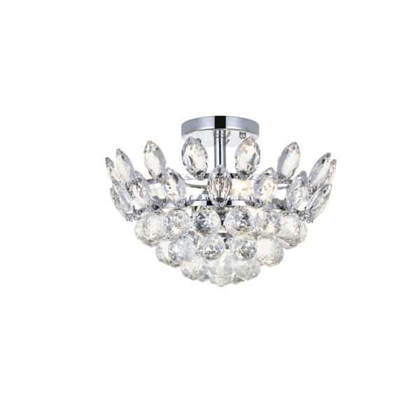 14 in. Emilia Flush Mount in Chrome