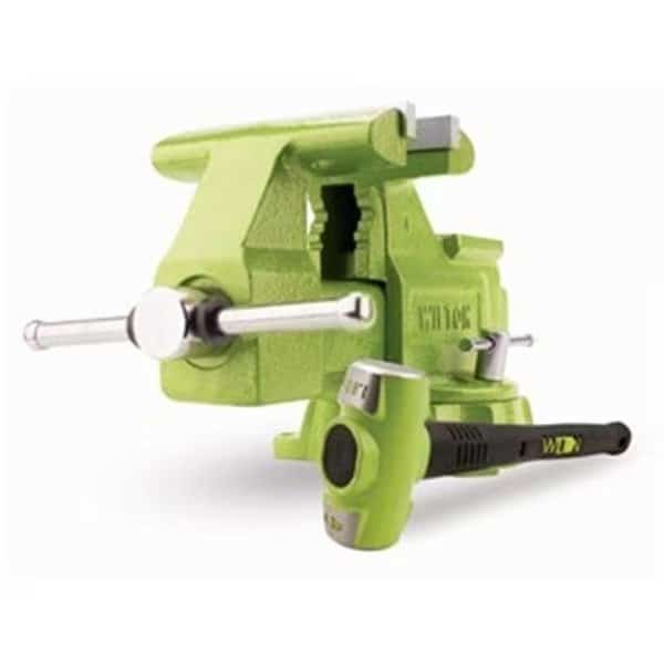 Walter Meier Manufacturing WL11128BH Bash Green 6.5 in. Utility Benchvise & Sledge Hammer