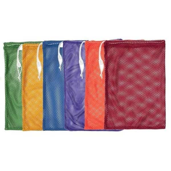 Small Mesh Equipment Bag  Assorted Colors - Set of 6