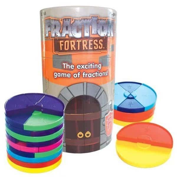 Junior Learning JRL165 76 Fraction Fortress Blocks Game