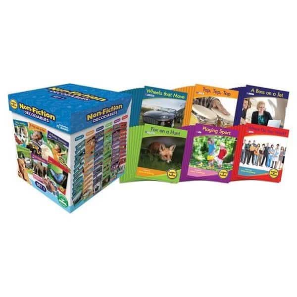 Junior Learning JRLBB127 Letters & Sounds 1 Non-Fiction Boxed Set for Learning for Grade PK Plus; Multi Color