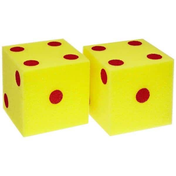 5 in. Foam Dice with Numbers, 2PK