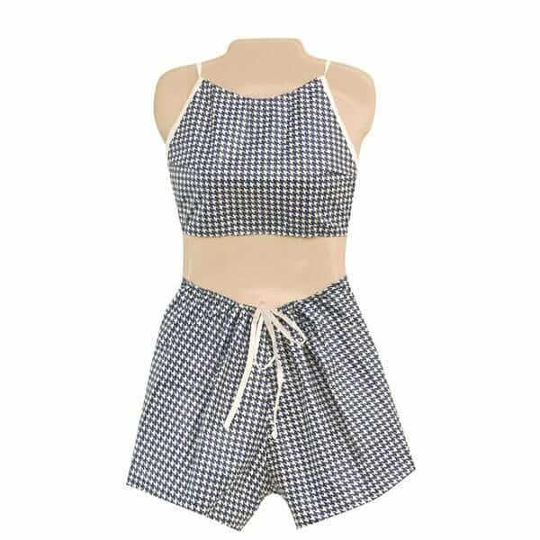 Patient Wear-Womens Bibb Top with Shorts - Small - Dozen