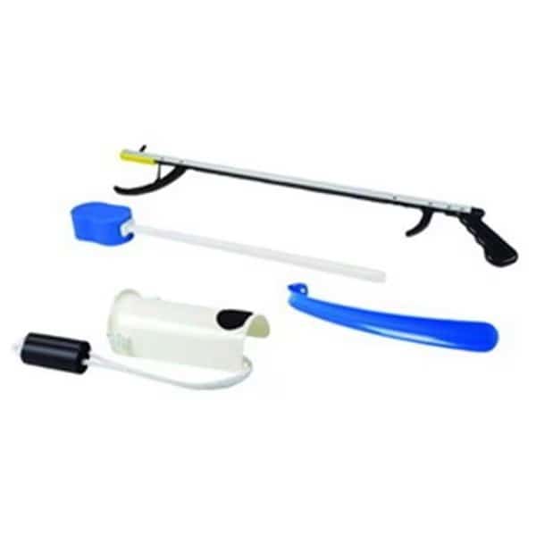 Hip Kit No 1 - 32 in. Reacher; Contoured Sponge; Sock & Stocking Aid; 18 in. Plastic Shoehorn