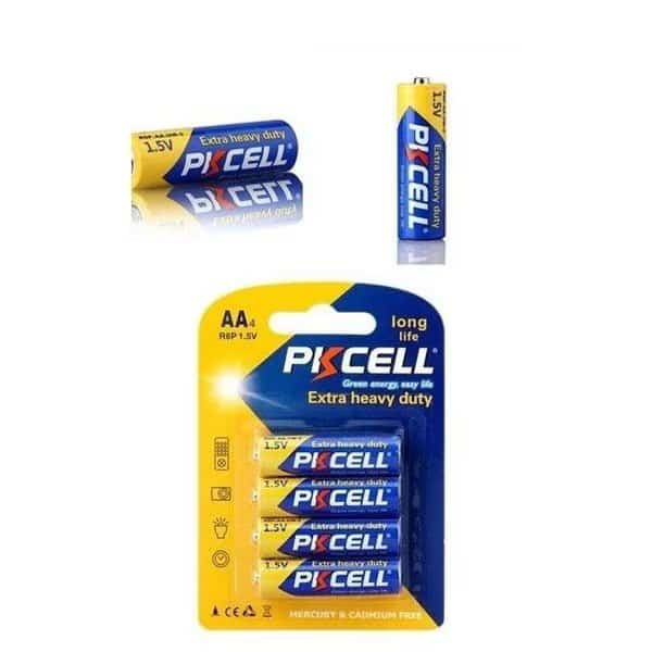 PK Cell R6P-4B 1.5V Heavy Duty AA Battery; Pack of 4