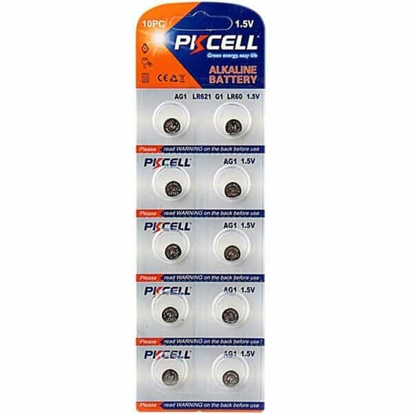 1.5V 1 lbs Alkaline Button Cell Battery, 10PK