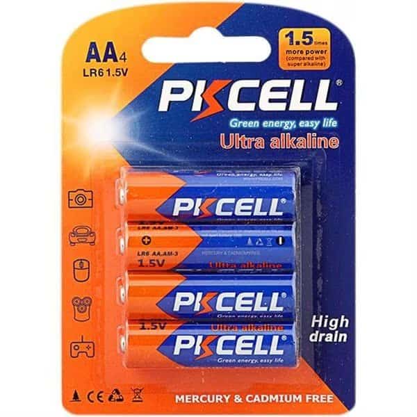 Pkcell LR6-S60 1.5V Ultra Digital Alkaline AA Battery; Box of 60