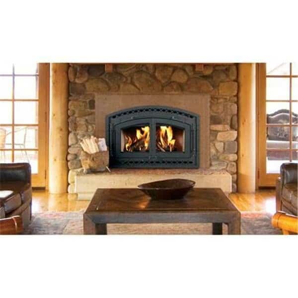 46 In. Wct 6900 Catalytic Epa Circulating Louvered Wood Burning Firebox With Blower