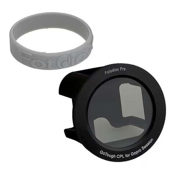 Fotodiox GT-H5S-CPL Go Tough Silicone Mount with Circular Polarizer Filter for Gopro Hero & Hero5 Session Camera