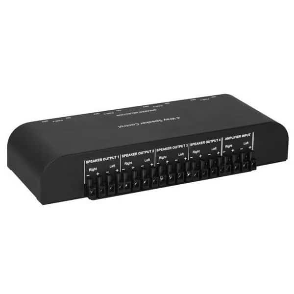 Xtrempro 61051 1 x 4 Way Speaker Audio Control Cinch