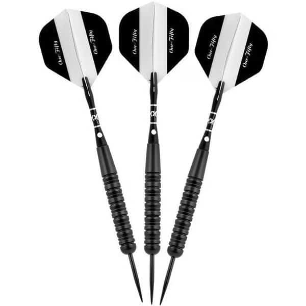 Elkadart 22-0127-24 Black 150 Steel Tip Darts - 24 g