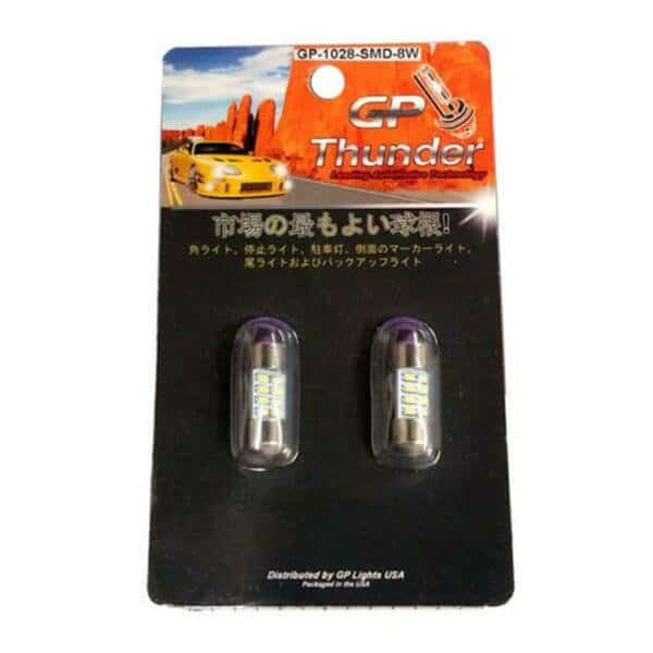 28 mm Festoon Map Dome Light Bulbs - White