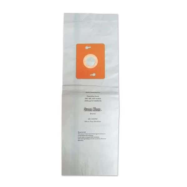 Green Klean GK-CMZM-CLN CleanMax Zoom 200; 400; 600 Models Replacement Vacuum Bags - Pack of 100