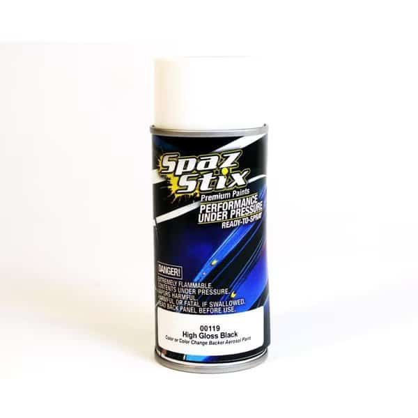 High Gloss Black & Backer Paint - Aerosol 3.5 oz