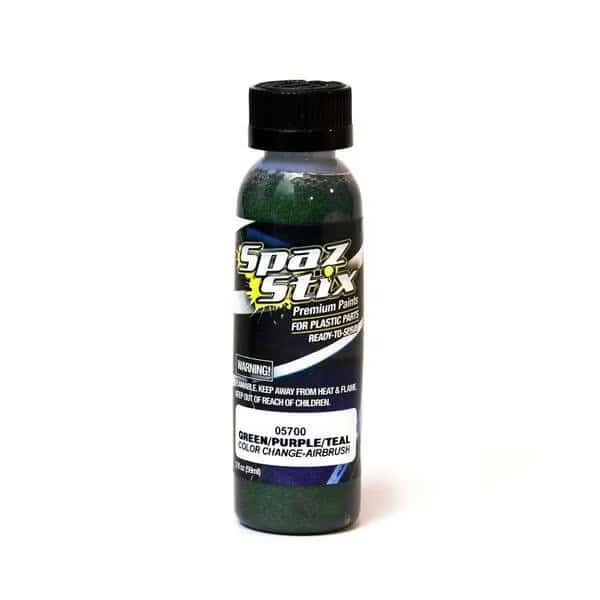 2 oz Color Changing Paint - Green, Purple, Teal, Spaz Stix, Mfr#: SZX05700