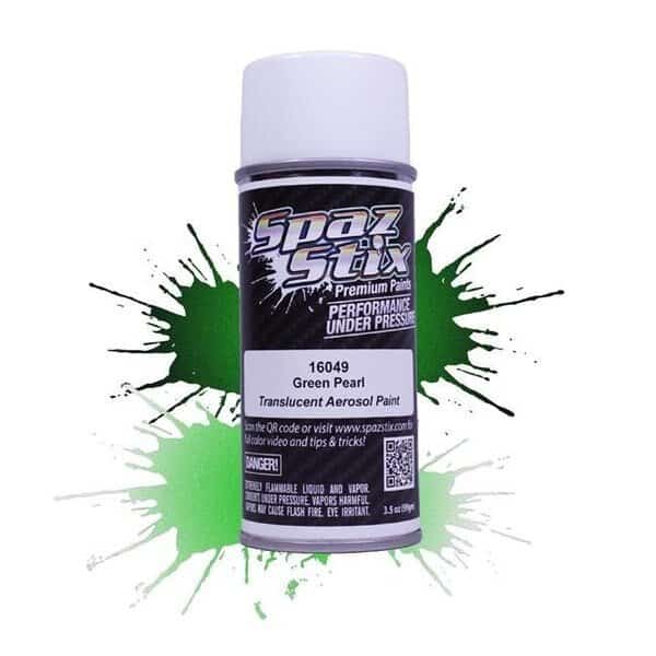 Spaz Stix SZX16049 3.5 oz Pearl Aerosol Paint - Green