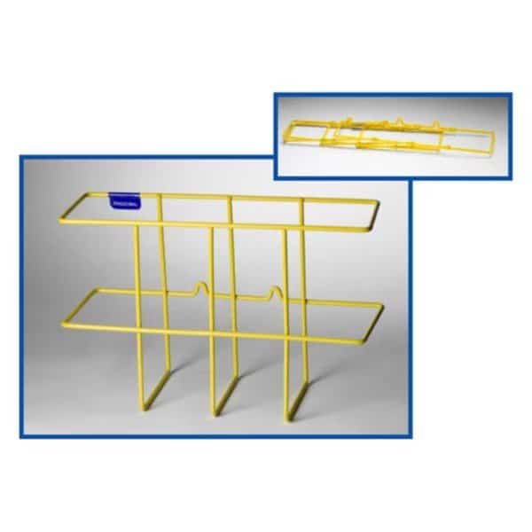 Collapsible 3-Ring Binder Rack - Yellow - 8.25 x 13.25 x 4.25 in.