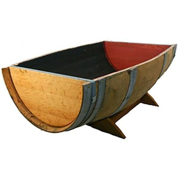 B110 27 x 27 x 16 in. Oak Barrel Garden