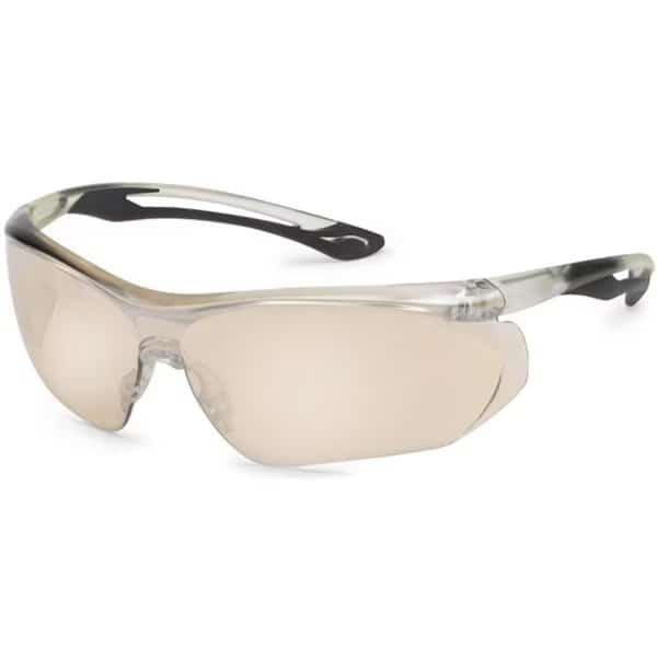 Clear In  Out  Black Flex Parallax Safety Glasses