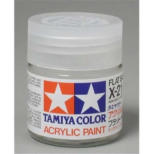 Tamiya Paint TAM81021 Tamiya X21 Acrylic; Flat Base