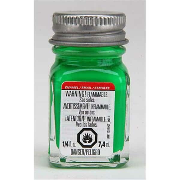 Green Fluorescent Enamel, Testors, Mfr#: TES1174TT